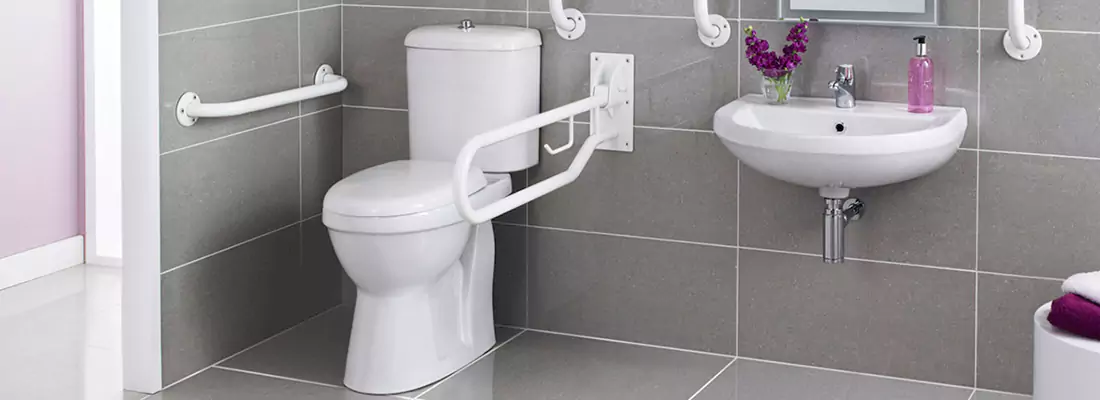 Modern Handicap Bathroom Solutions with Safety Features in West Pensacola, FL